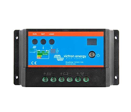 Victron Energy Bluesolar PWM Regulador de carga solar 12/24 V (10 A, luz)