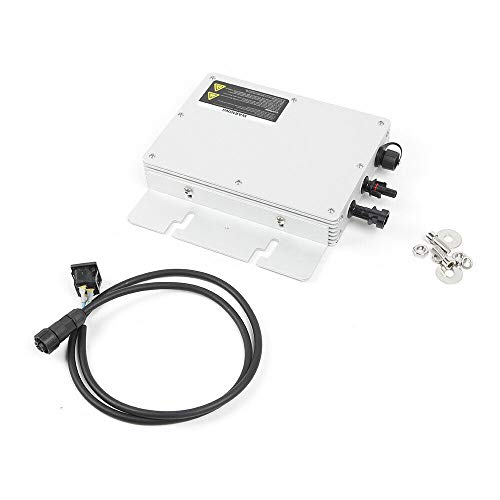 WVC-300W/600W/1200W Mini Solar Solar Inverter Micro Inverter Convertidor Módulo Convertidor Solar Micro Inverter con Red Solar Controlador Digital (300W)