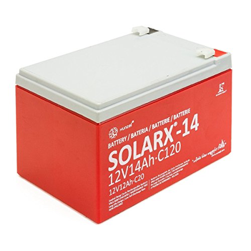 Xunzel Deep Cycle batería solar 12 V, 1 pieza, solarx de 14