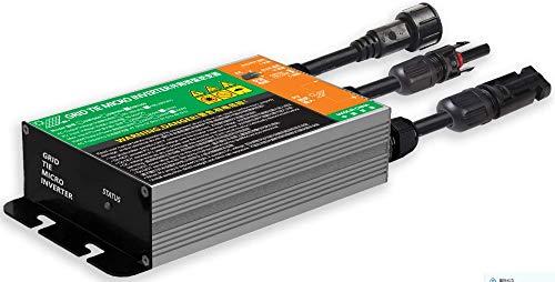 Y&H 180W MPPT Micro inversor de conexión a red Entrada PV DC16-26V Salida AC220V Uso doméstico Pequeño sistema de energía solar para panel solar de 12V Central Eléctrica del Balcón