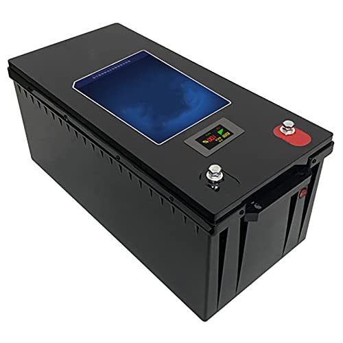 YHKJ Batería de Litio LiFePO4 de 12 V 100-300Ah con BMS (Sistema de gestión de baterías) 2500 ciclos Configurar la Pantalla De La BateríA Adecuado para RV HéLice Solar EóLica,12v,150ah
