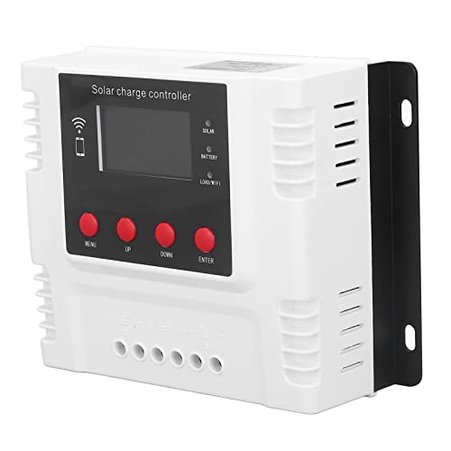 Controlador de Carga Solar 30A Autoadaptación Panel Solar Regulador de Batería para el Hogar 12V 24V 48V