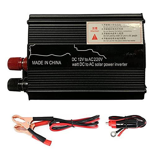 HHuin Inversor de corriente de 3000 W de alto rendimiento de 12 V a 220 V con puerto USB inversor de corriente con alta conversión sin convertidor de potencia de batería.