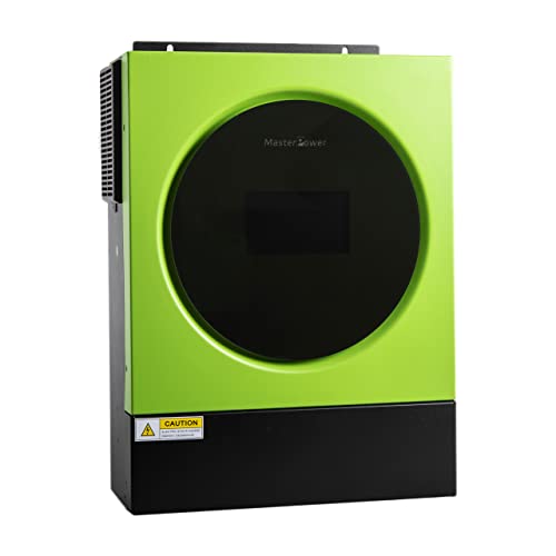 Master U-Power Inversor Solar Hibrido Power UM 5600W 48V V4, MPPT 120Ah 6000W en Paneles con WiFi Integrado, Verde, UM5V4