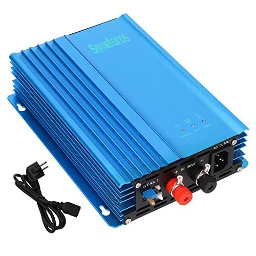 Snowtaros 500W Solar Grid Tie Inverter DC16V-28V, MPPT Salida sinusoidal Pura AC230V, Inversor de conexión a Red para Paneles solares, Descarga de batería 12V, Potencia Salida Ajustable de 30W-250W
